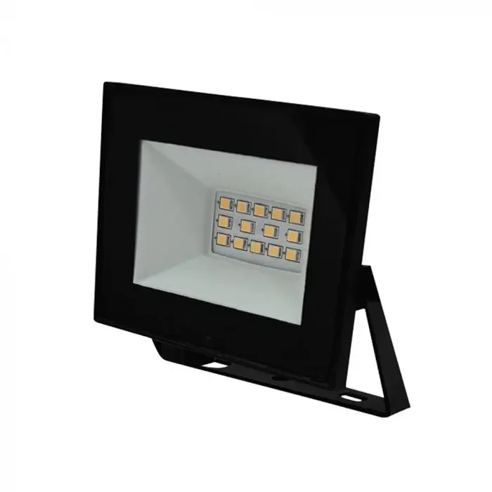 V-TAC Faro LED SMD 10W Slim E-Series con Driver Integrato Nero 6500K IP65 - immagine 1