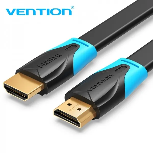 Cavo piatto Vention HDMI 2.0 maschio-maschio 4K - 15 m - Nero - immagine 1