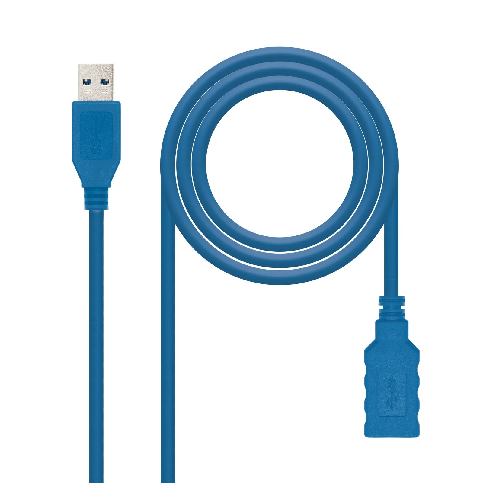 Nanocable 10.01.0901-BL cavo USB 1 m USB 3.2 Gen 1 (3.1 Gen 1) USB A Blu - immagine 1