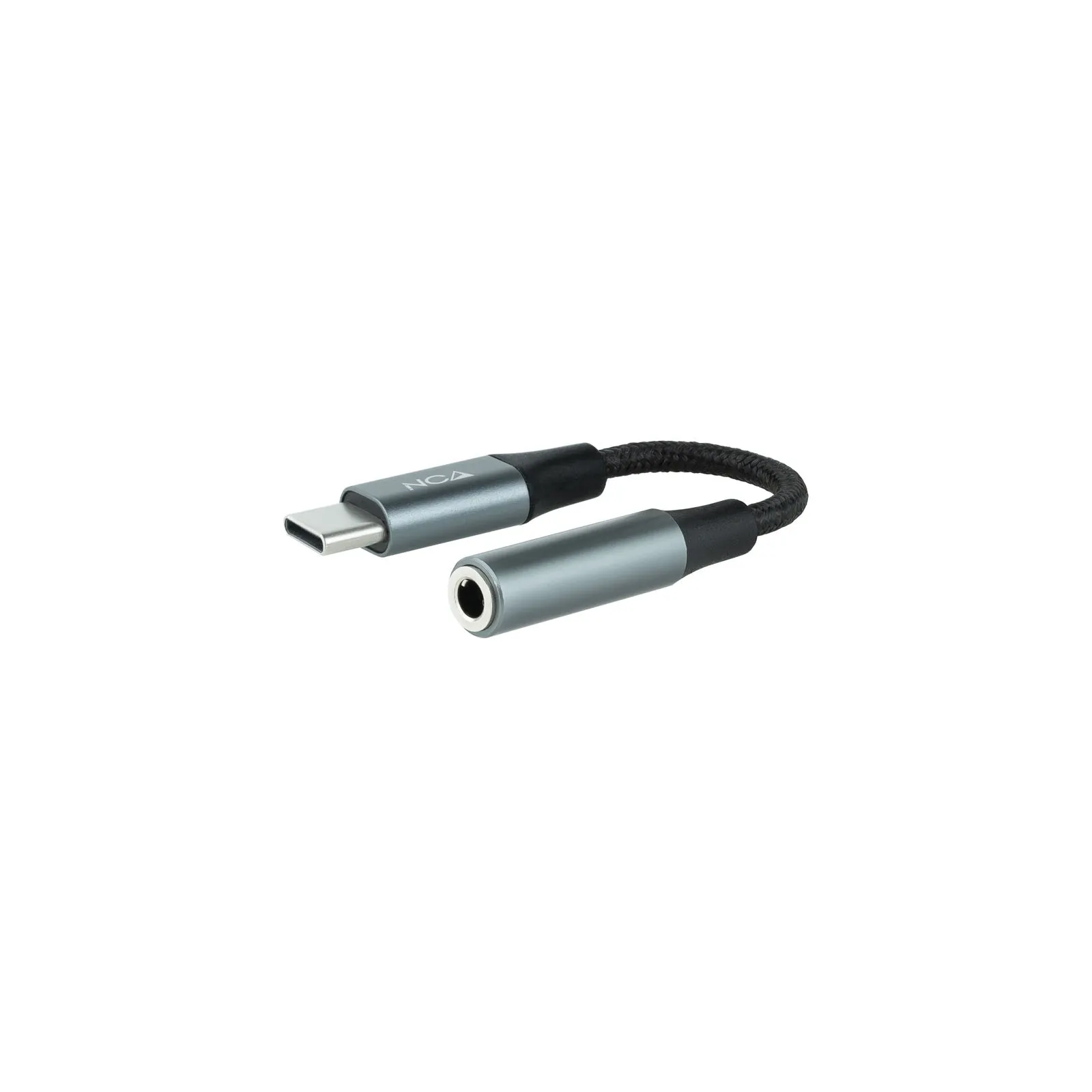 Nanocable 10.24.1204 cavo audio 011 m 35 mm USB C Nero Grigio - immagine 1