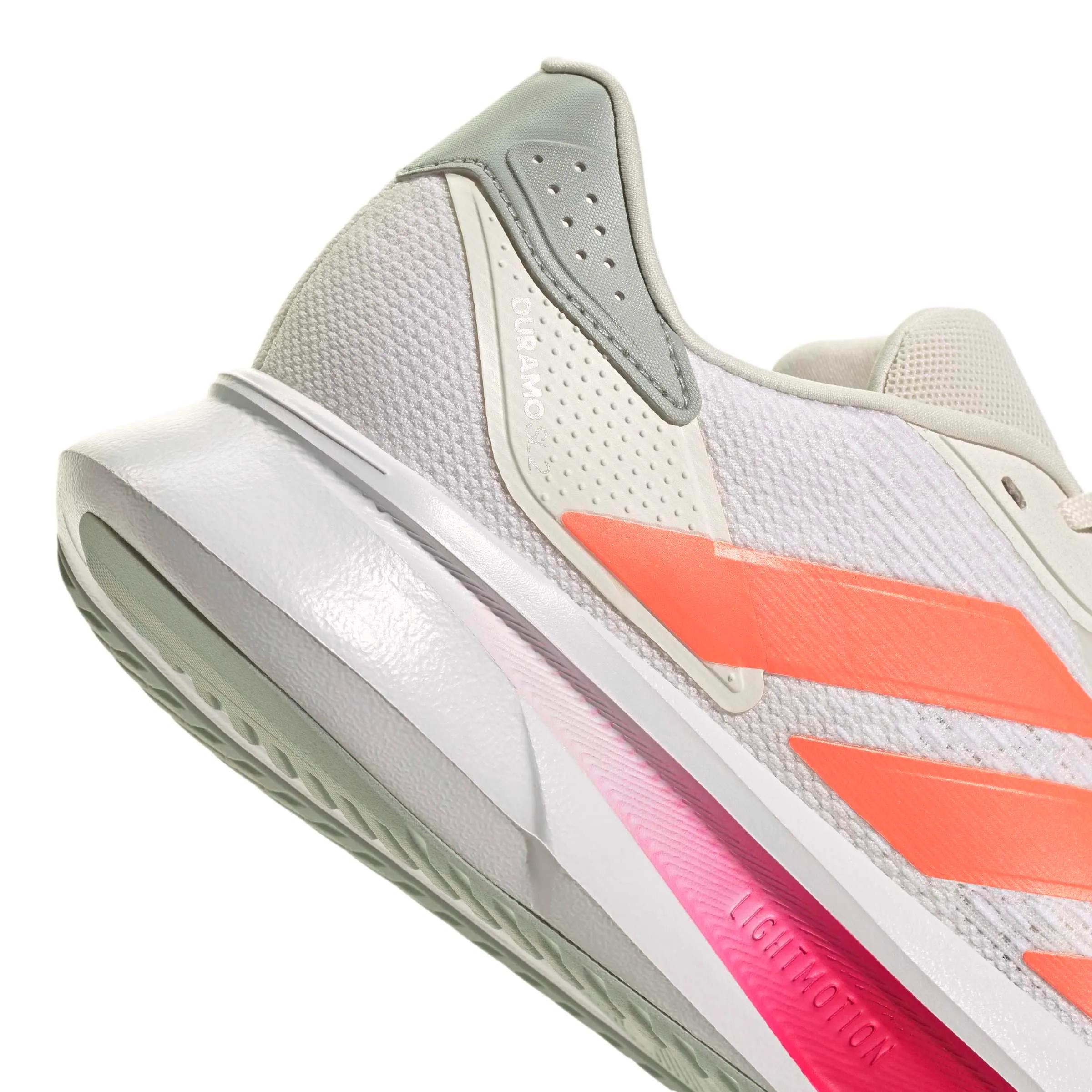 Adidas Uomo Duramo SL 2 Running Shoes, off White/Lucid Orange/Wonder Silver, 46 2/3 EU - immagine 6