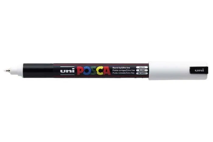 POSCA uni PC-1MR evidenziatore 1 pz Tipo di punta Bianco - immagine 1