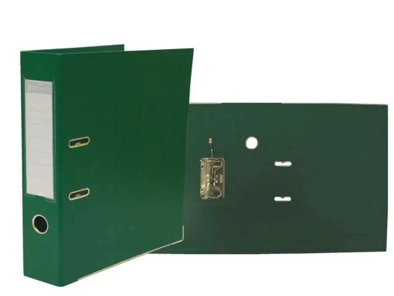 Cartella Bismark AZ PVC Dorso A4 75 - Grande Resistenza - Porta carte sul dorso - Cartoncini metallici sul bordo inferiore - Meccanismo a leva - immagine 1