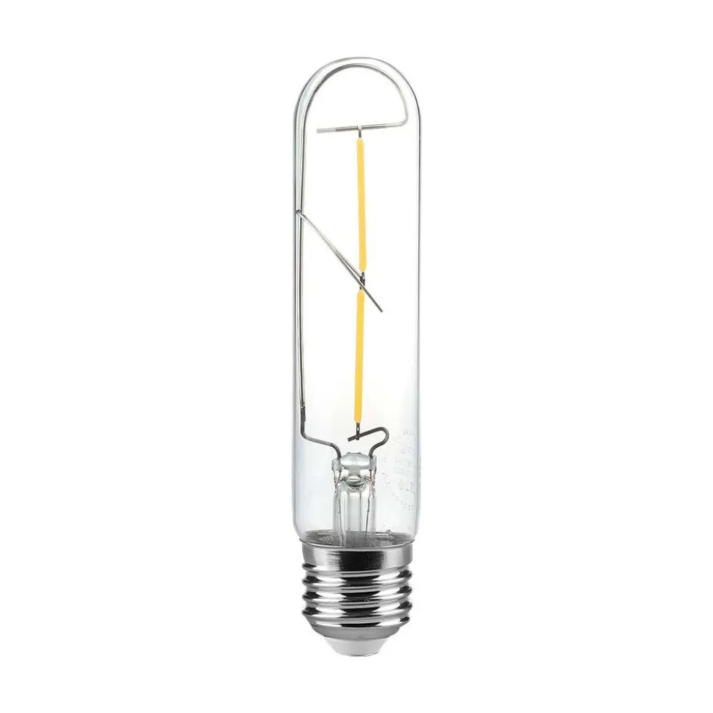 V-TAC Lampadina LED E27 2W 100LM/W T30 Filamento 3000K - immagine 1