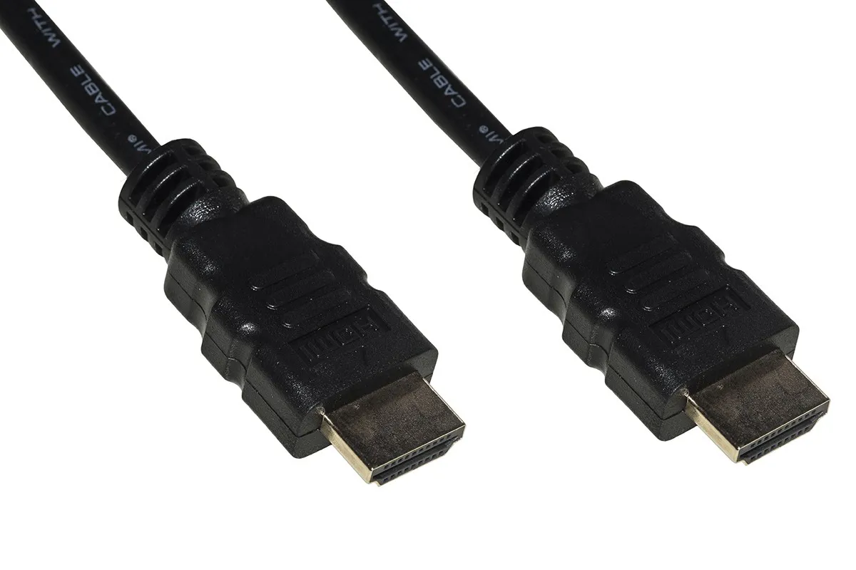 Cavo Hdmi® 4Kx2K Per Pc Notebook Hdtv Ecc Contatti Dorati Mt 1 Colore Nero - immagine 1