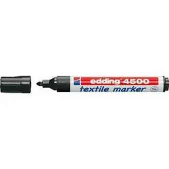 Edding Textielmarker e-4500 evidenziatore Nero - immagine 1
