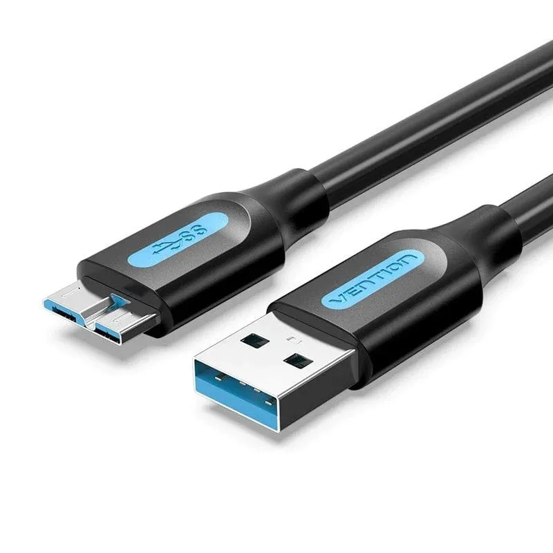 Vention COPBF cavo USB USB 2.0 1 m USB A Micro-USB B Nero - immagine 1