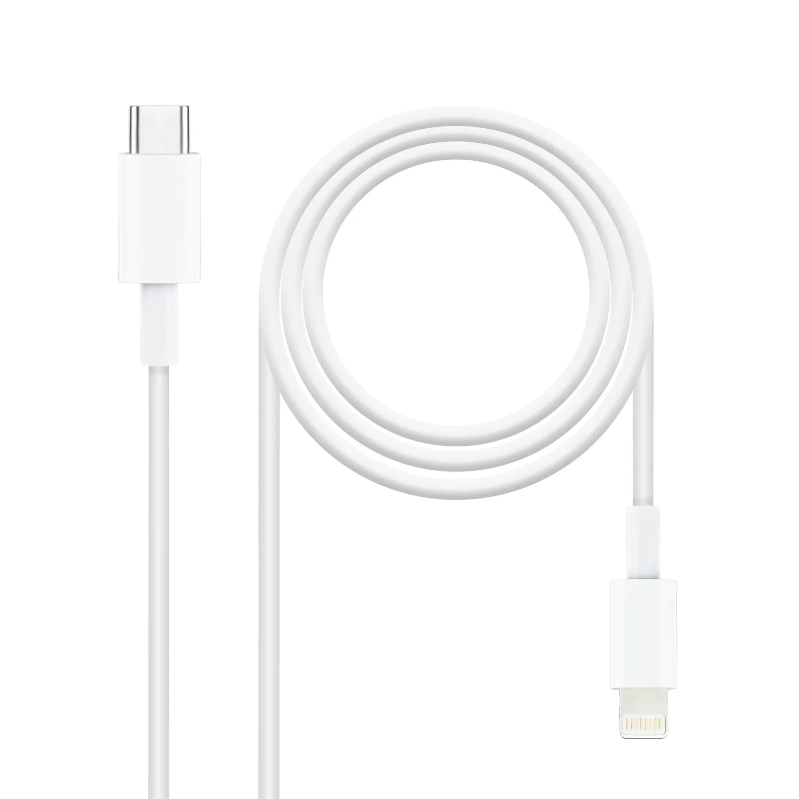 TooQ 10.10.0602 cavo Lightning 2 m Bianco - immagine 1