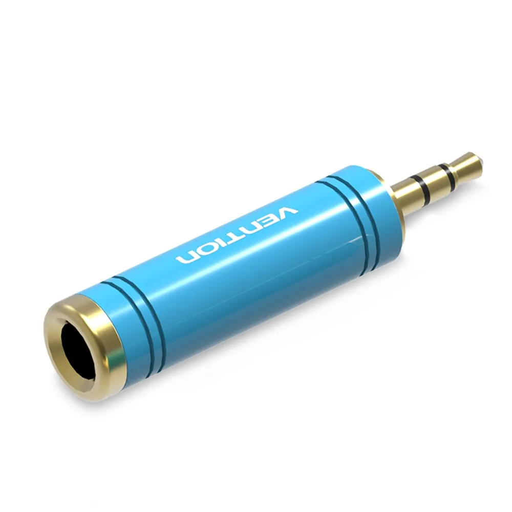 Vention VAB-S04-L adattatore per inversione del genere dei cavi 3.5mm 6.5mm Blu - immagine 1