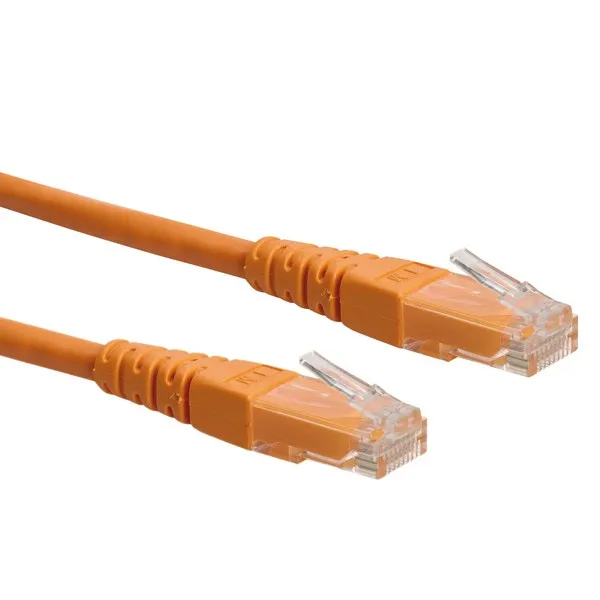 Roline Cavo Utp Patchcord Cat.6/Class E Arancio 0.3M - immagine 1