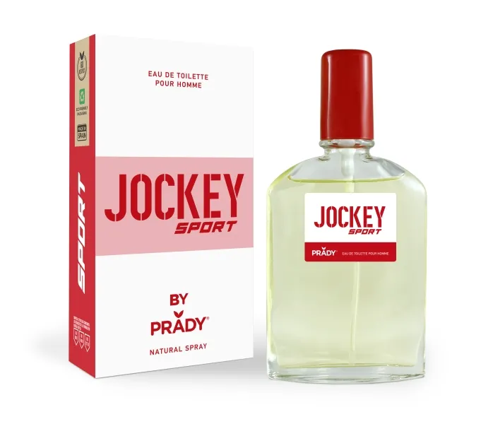 Profumo da uomo Prady Jockey Sport Rosso - Flacone spray da 90 ml - immagine 1