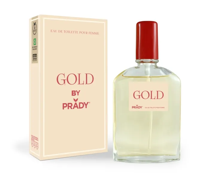 Prady Gold - Colonia da donna - Flacone da 90 ml - Flacone spray - immagine 1