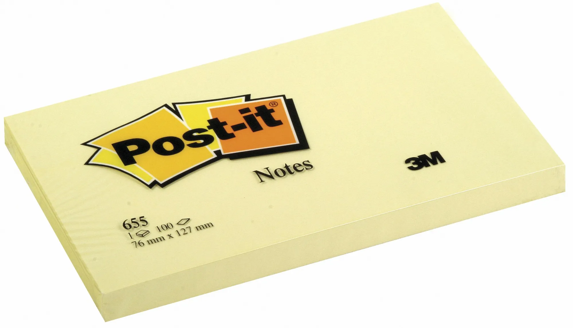 3M 655Y pouch autoadesiva Quadrato Giallo Autoadesivo - immagine 1