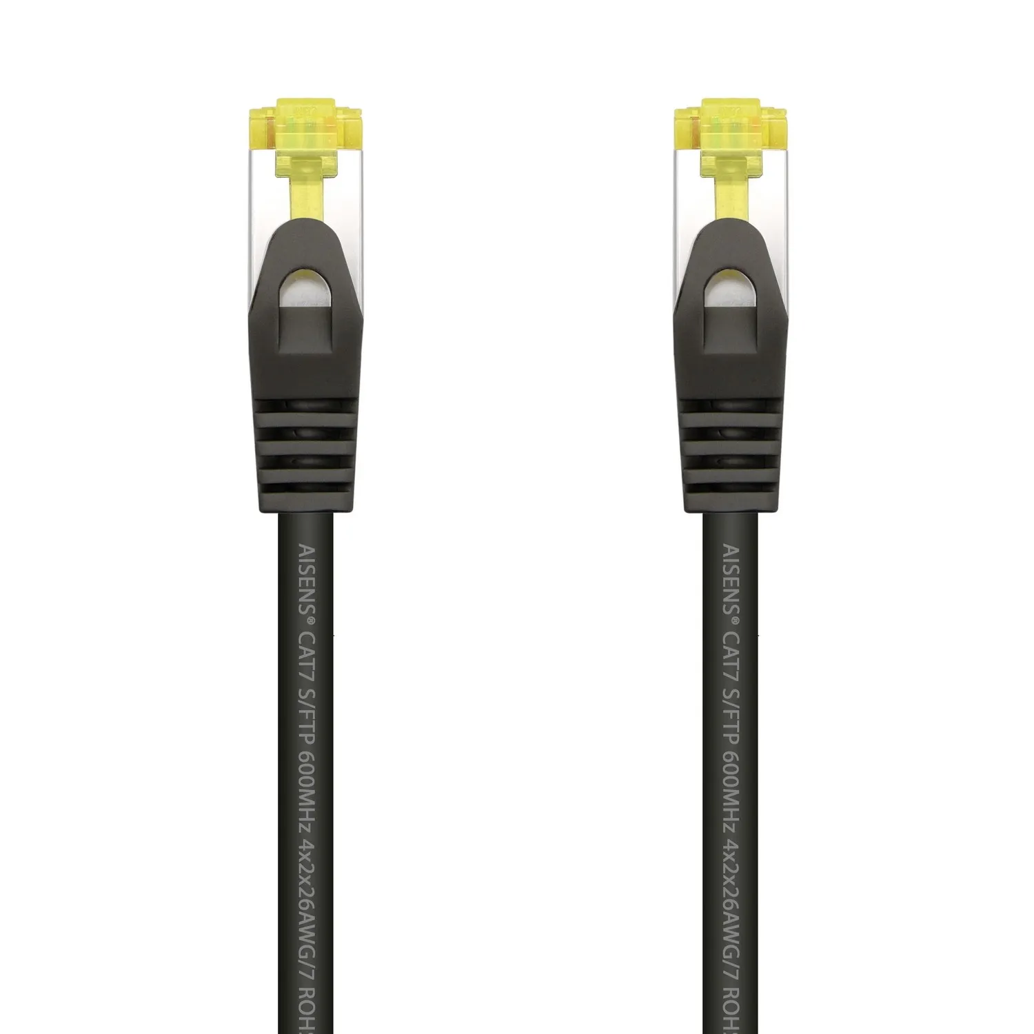 AISENS A146-0487 cavo di rete Nero 2 m Cat7 S/FTP (S-STP) - immagine 1
