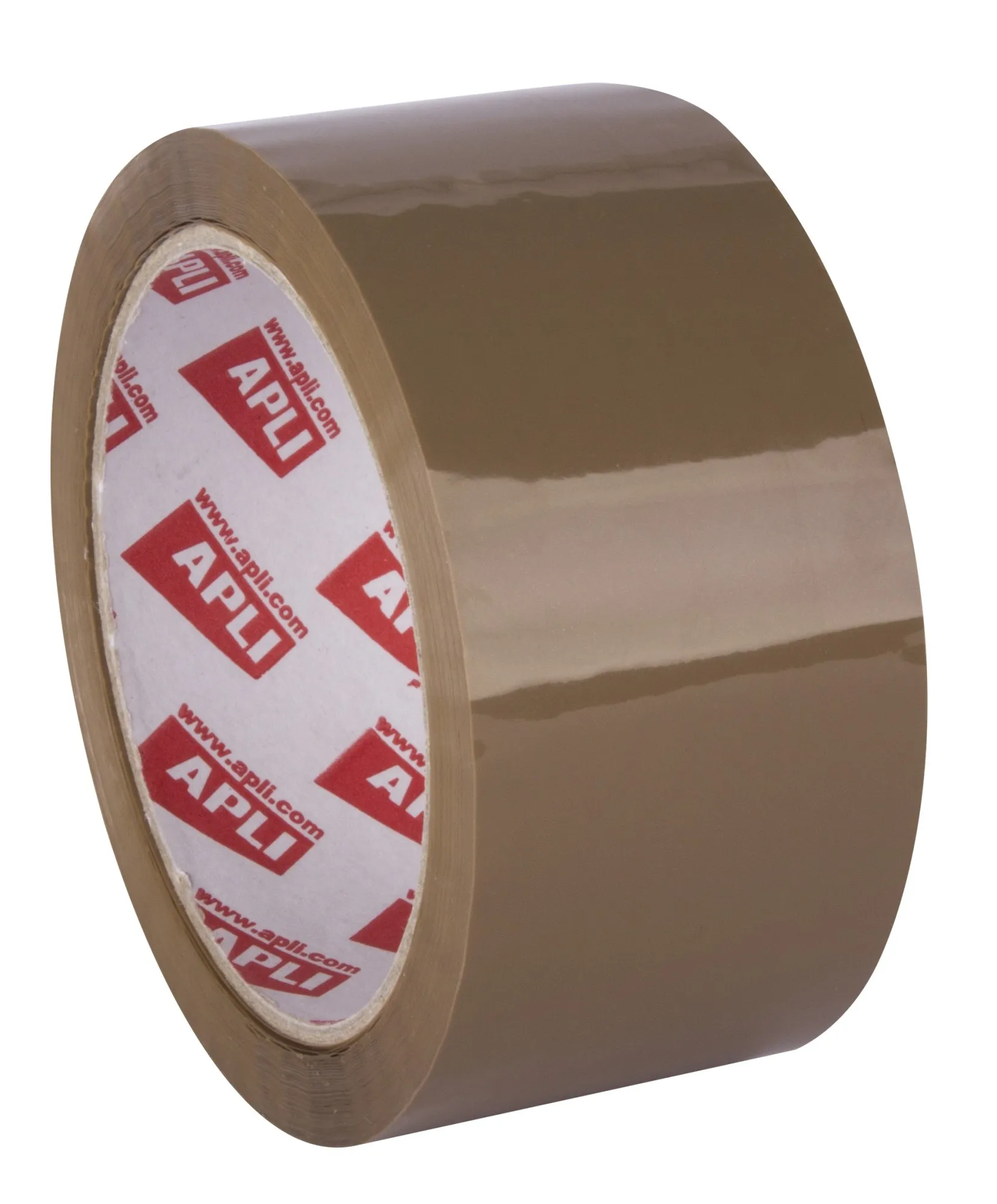 Apli Standard Noiseless Seal PP acrilico 48mm x 66m 28?m - Resistente allo strappo - Adesivo di alta qualità - Facile da tagliare - Marrone - immagine 1