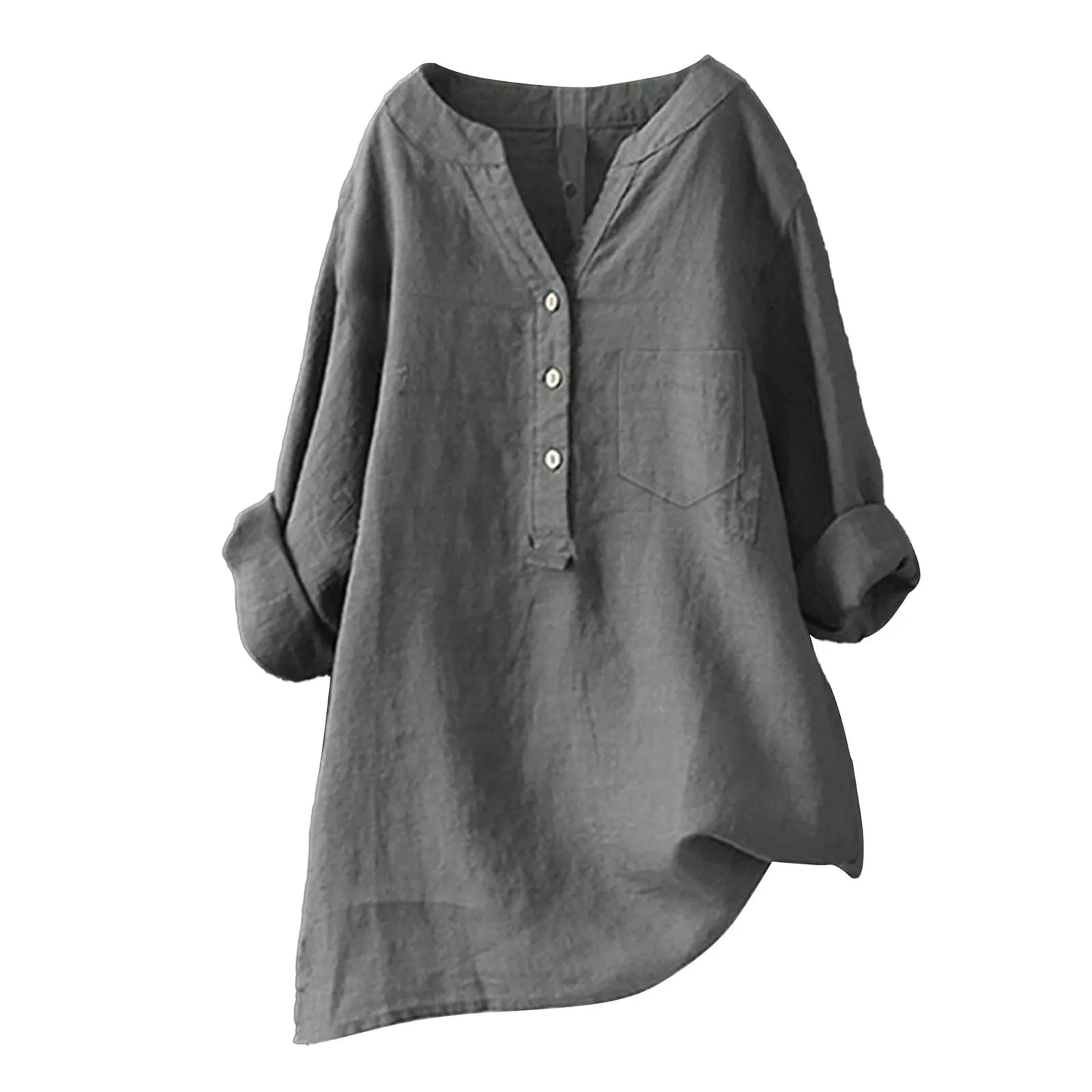 Cocila Top Spalle Scoperte Clearance Items Maglietta Donna Estiva Camicia Velluto Donna Camicia Beige Donna Curvy Camicia Donna Anni 50 Camicia Donna Medioevo Top Fuxia Special Deals - immagine 3