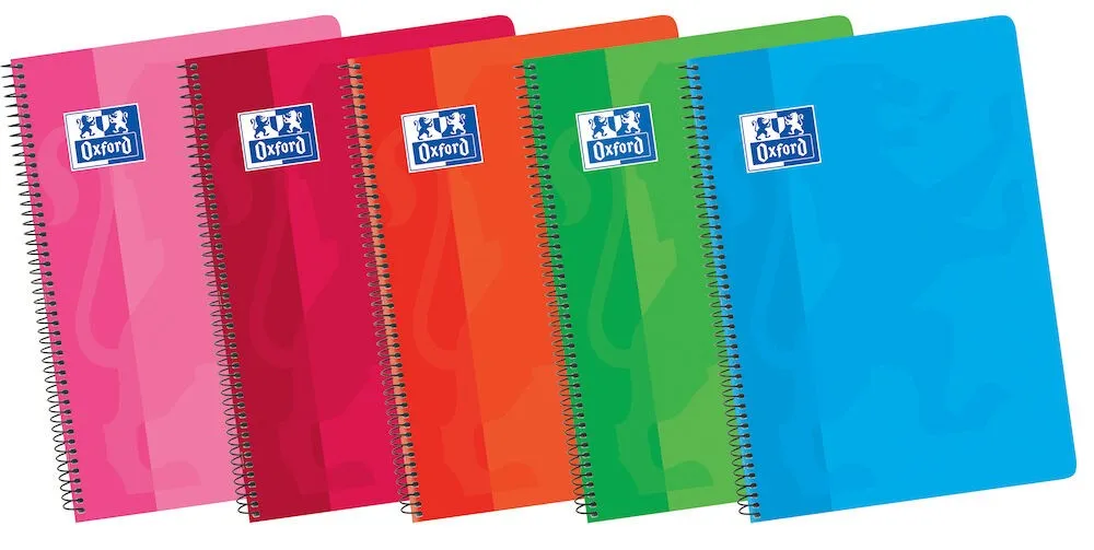 Oxford 100430166 quaderno per scrivere 80 fogli Colori assortiti - immagine 1