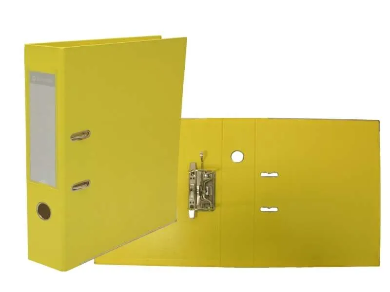 Cartella Bismark AZ PVC Dorso A4 75 - Grande Resistenza - Porta carte sul dorso - Cartoncini metallici sul bordo inferiore - Meccanismo a leva - immagine 1