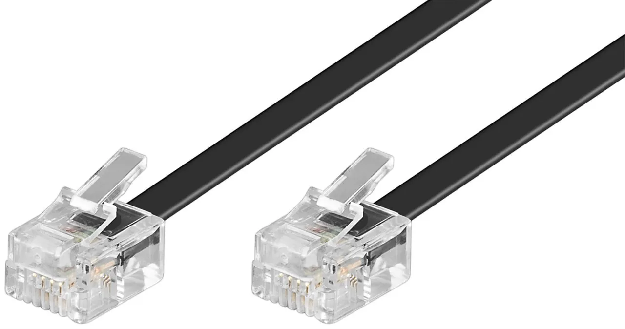 Cavo Di Connessione Per Linea Telefonica (Dritto) - Mt. 15 - immagine 1