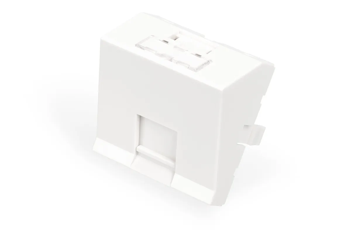 Pannello Frontale 1 Porta 45 X 45 Mm Angolato Per Telaio Dn-93802-5-Sh - immagine 1