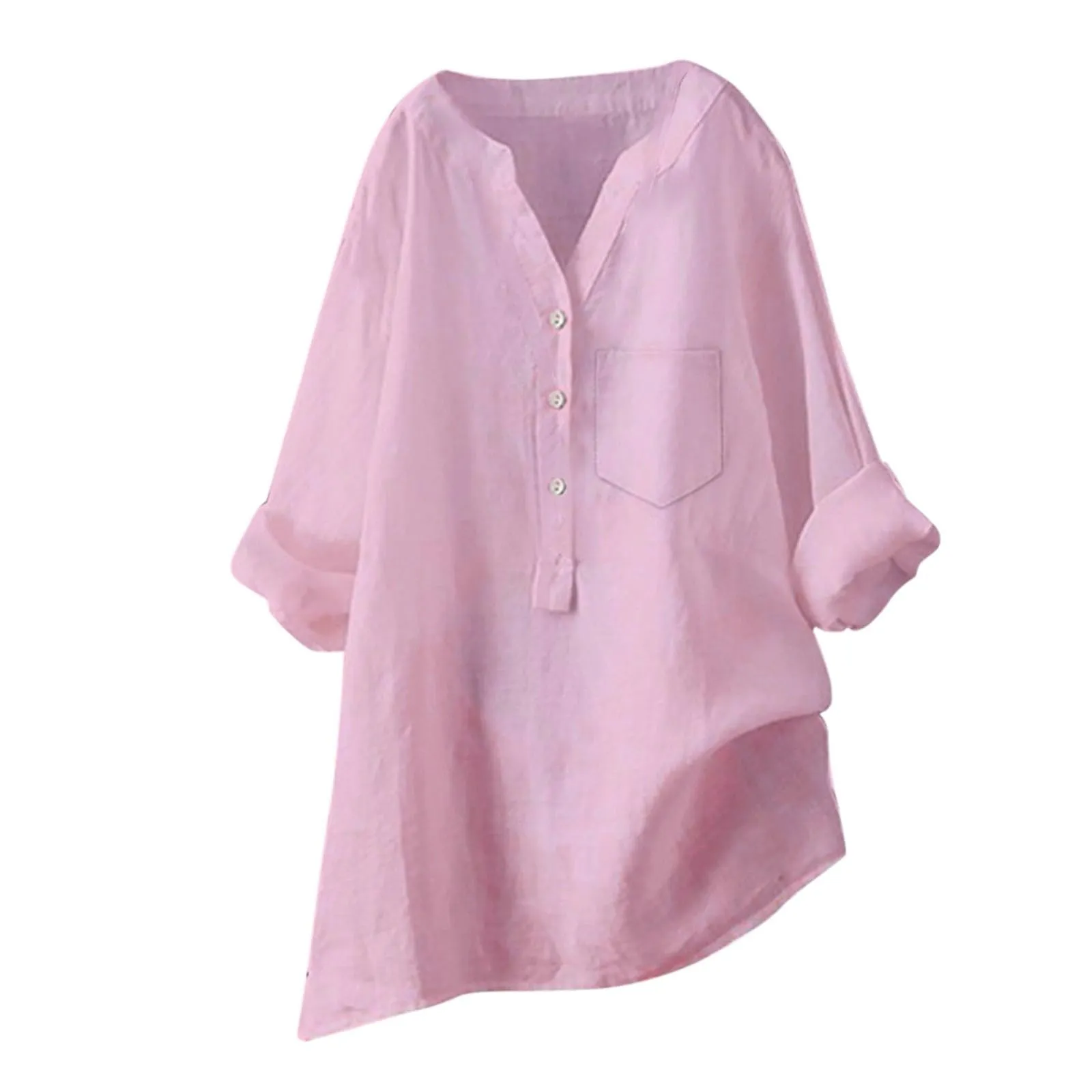 Cocila Blazer Lunga Donna Clearance Items Magliette Eleganti Donna Maglietta Nera Bambina Manica Lunga Camicia Allattamento Donna Elegante Poncho Elegante Donna Camicia+Verde Special Deals - immagine 3