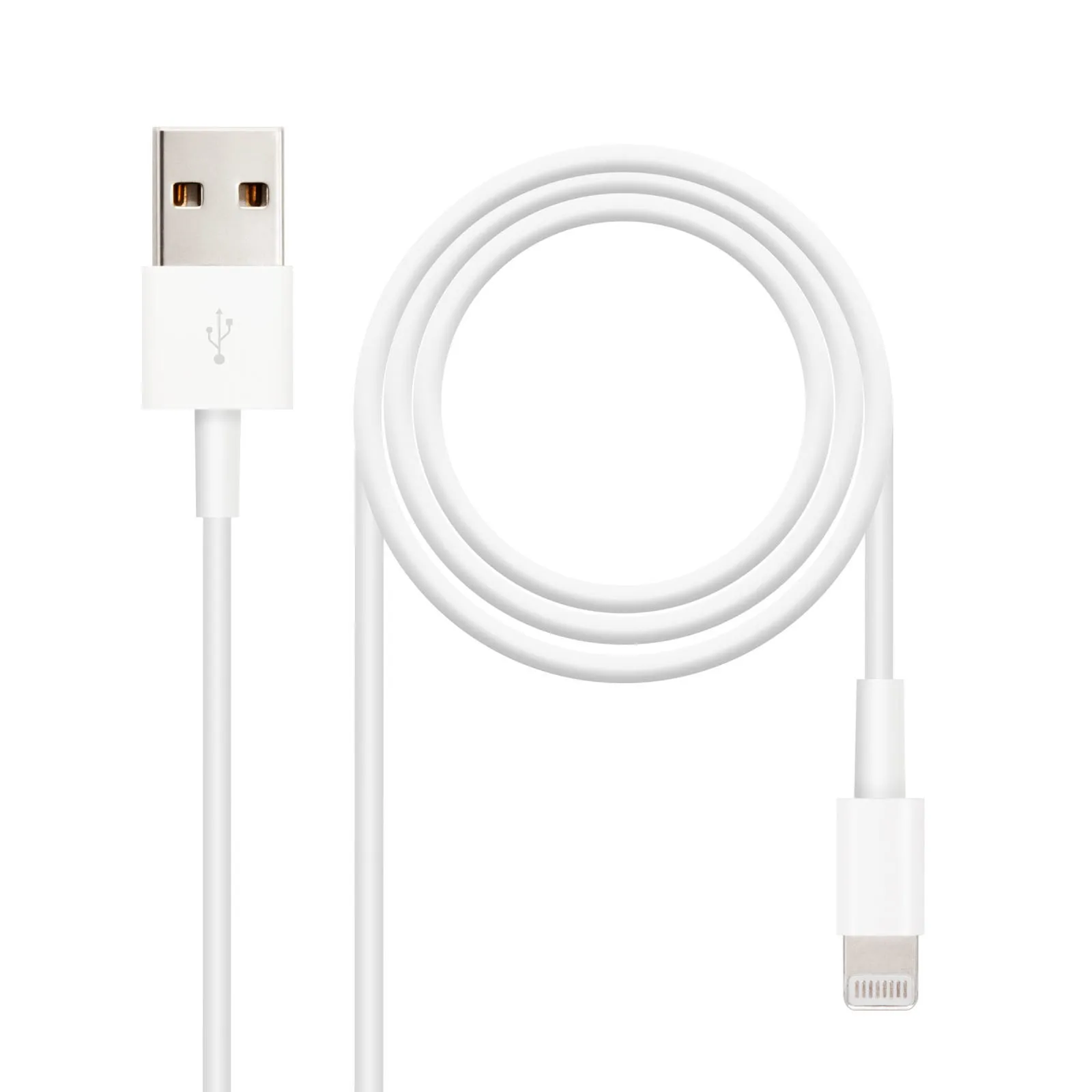 Nanocable 10.10.0401 cavo Lightning 1 m Bianco - immagine 1