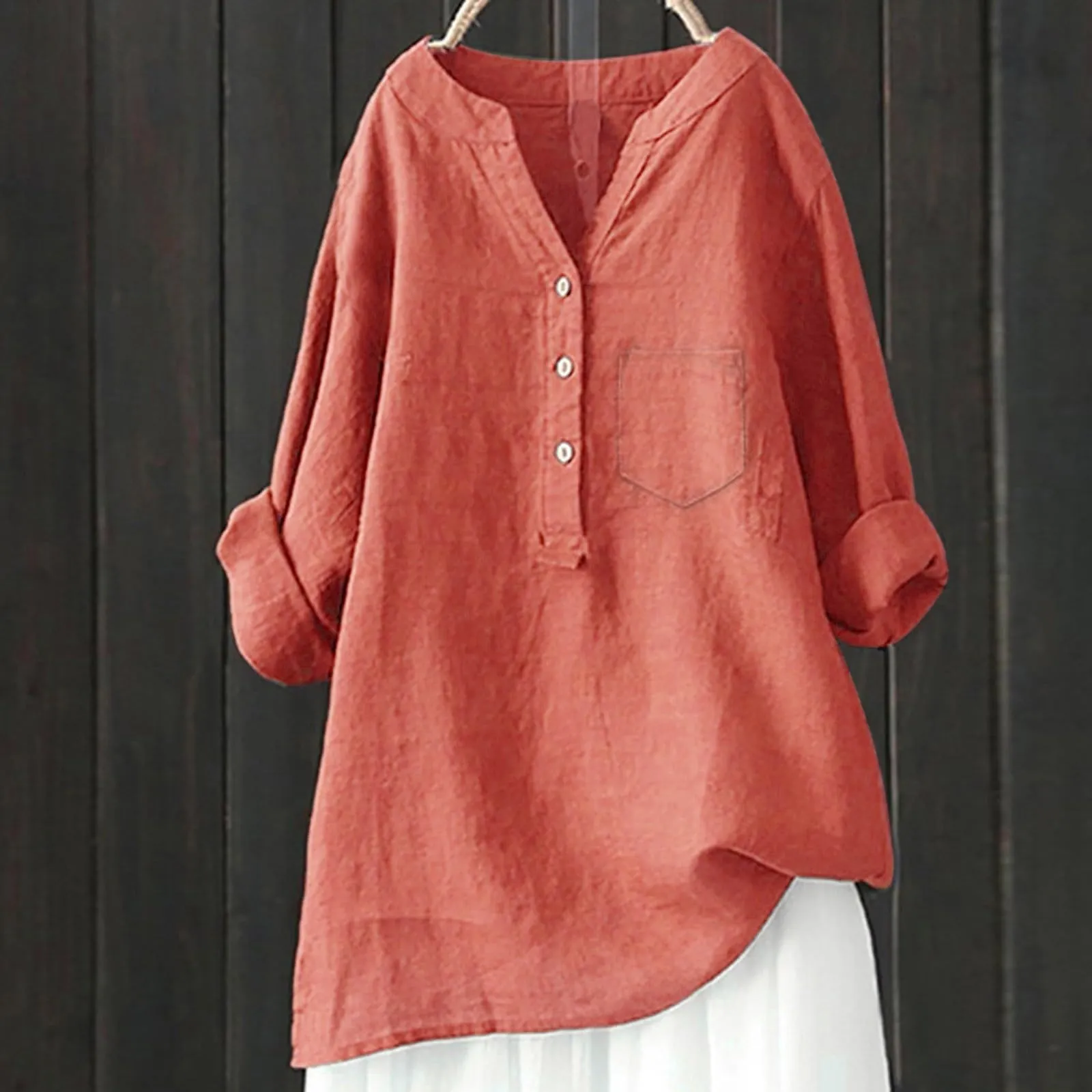 Casual Donna My Orders Camicia Bianca Donna Slim Fit Maglia Maniche A Sbuffo Donna Camicia Donna Fantasie Camicia Nera Chiffon Donna Camice Maniche Lunghe Donna Camicia Rosa Cipria Special Deals - immagine 2