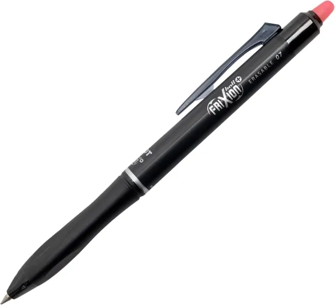 Penna cancellabile Pilot Frixion Ball Plus - Punta da 07 mm tratto da 035 mm - Ricaricabile Rosso - immagine 1
