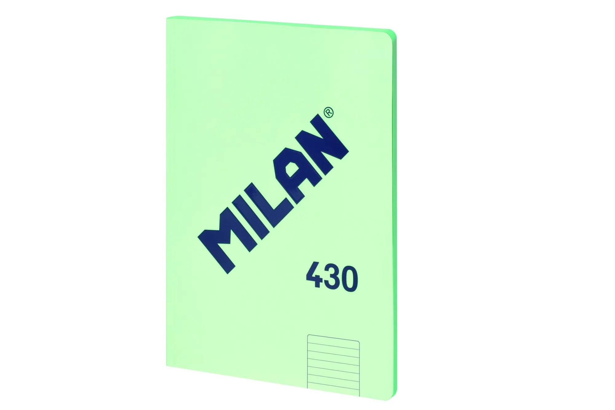 Quaderno Milan formato A4 A Righe 7mm - 48 Fogli da 95 gr/mq - Microperforato - Copertina Morbida - Colore Verde - immagine 1