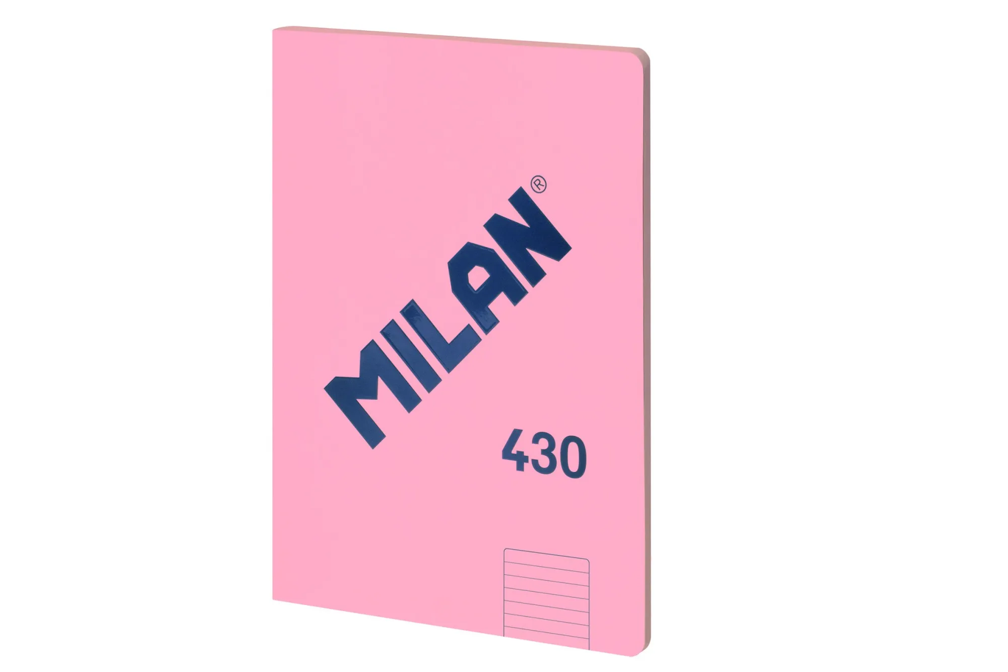 Quaderno Milan Formato A4 A Righe 7mm - 48 Fogli da 95 gr/mq - Microperforato - Copertina Morbida - Colore Rosa - immagine 1