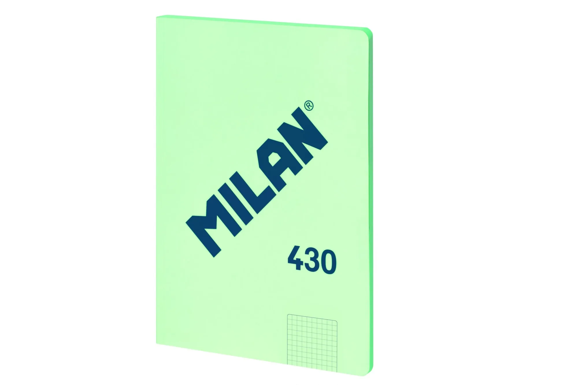Quaderno Milan Formato A4 con Griglia 5x5mm - 48 Fogli da 95 gr/mq - Microperforato - Copertina Morbida - Colore Verde - immagine 1