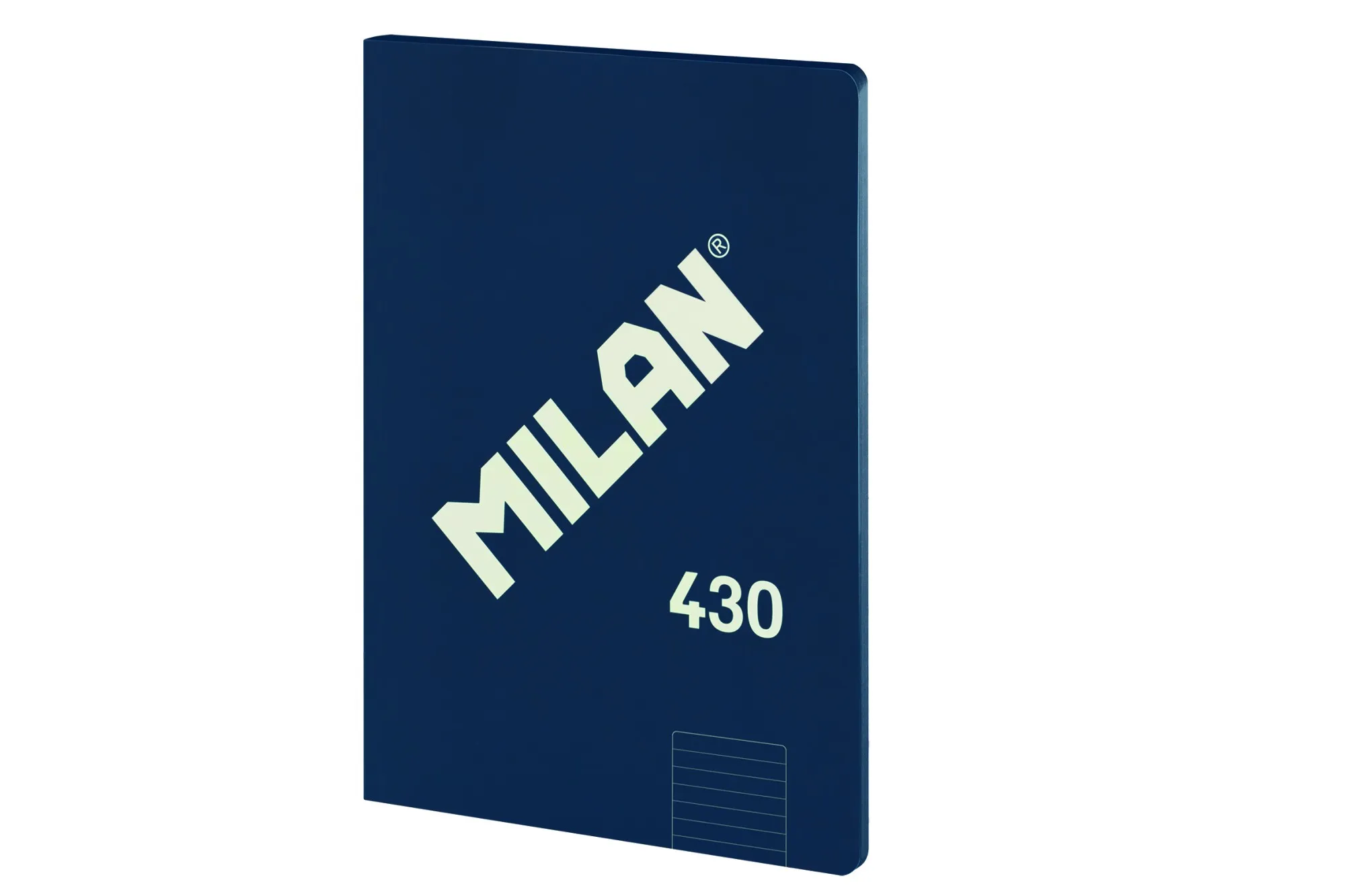 Quaderno Milan Formato A4 A Righe 7mm - 48 Fogli da 95 gr/mq - Microperforato - Copertina Morbida - Colore Blu Scuro - immagine 1