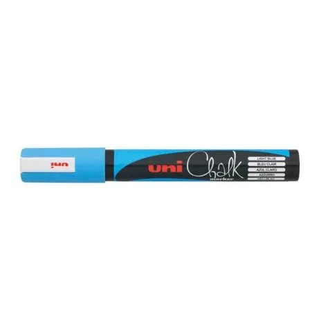 Uni-Ball ChalkGlass PWE-5M evidenziatore in gesso Azzurro 1 pz - immagine 1