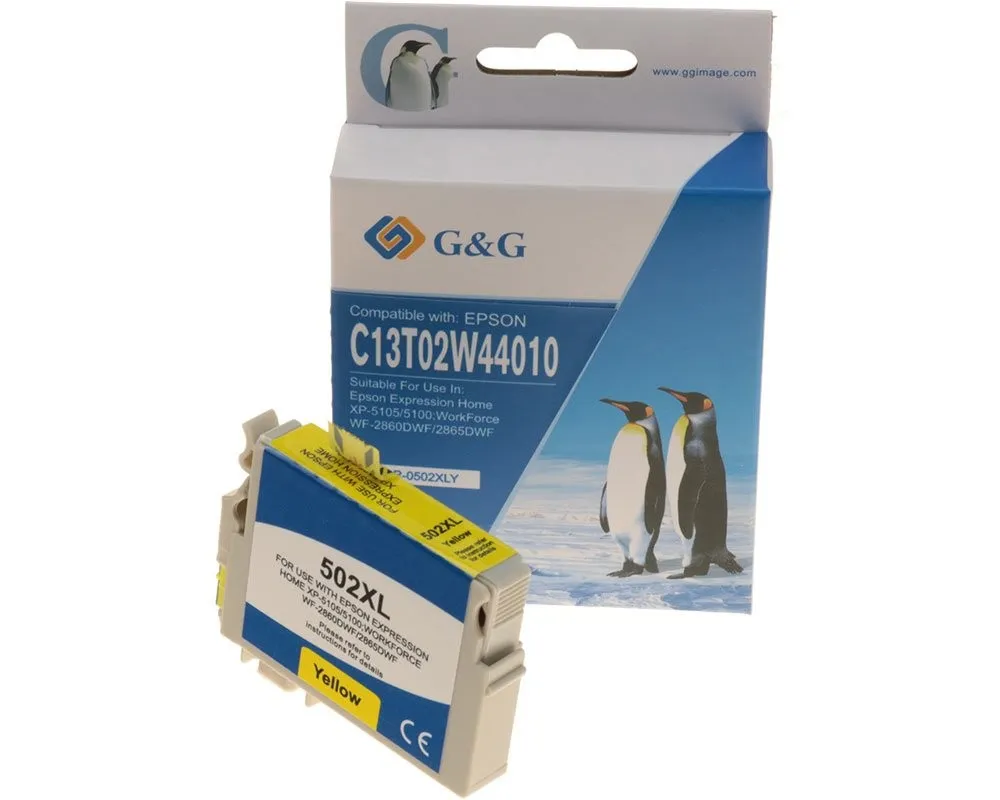 Ink G&G Eps C13T02W44010 502Xl Y 470 Pag - immagine 1