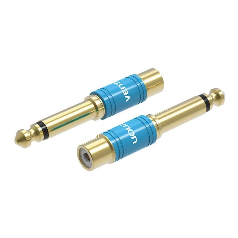 Vention VDD-C03 adattatore per inversione del genere dei cavi 6.5mm RCA Blu - immagine 1