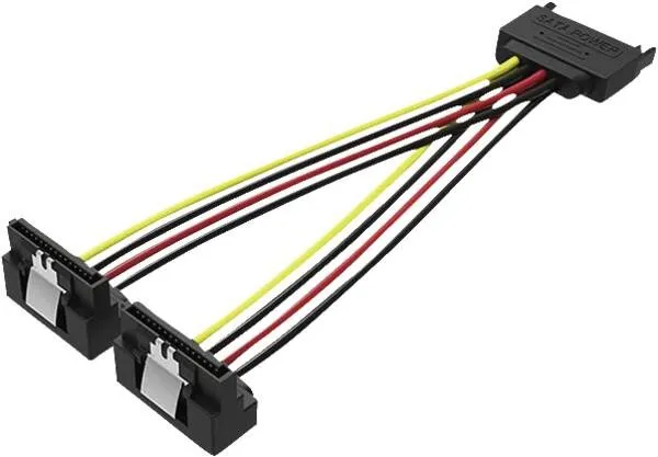 Vention KDBBB cavo SATA SATA a 15 pin 2 x SATA a 15 pin Nero - immagine 1