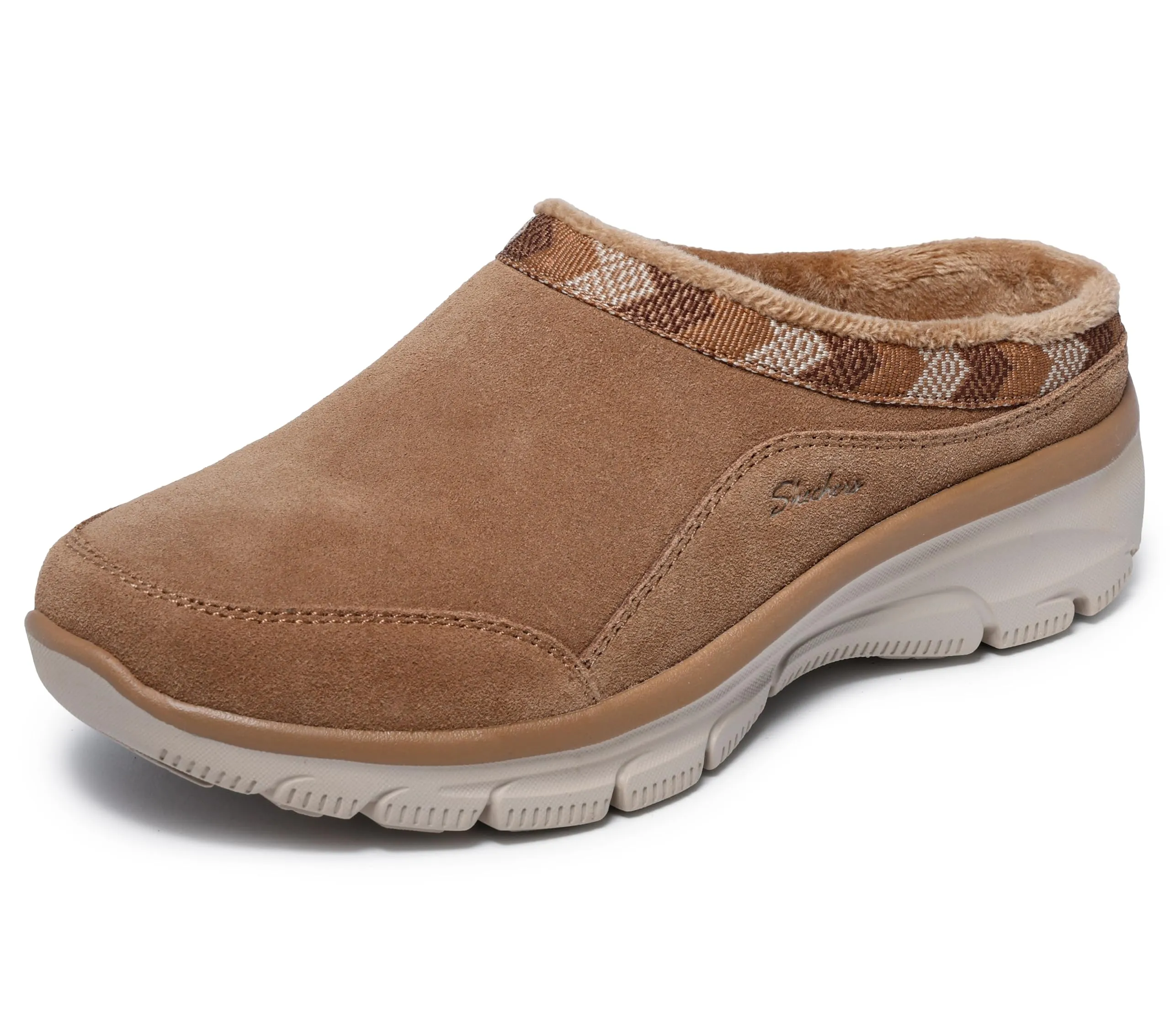 Skechers Pantofole da donna Easy Going-Seasonal Grace, pelle, 35 EU - immagine 1