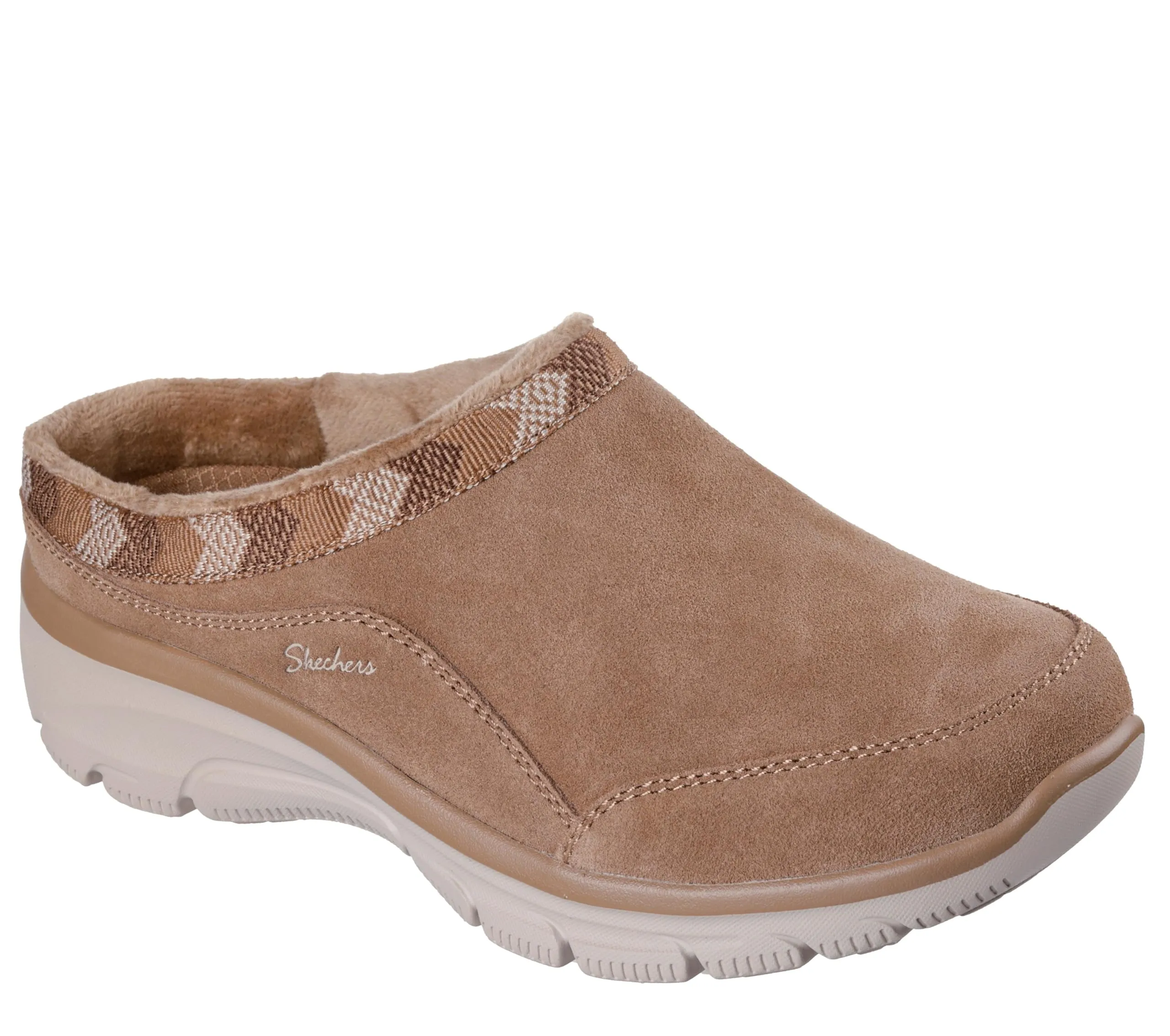 Skechers Pantofole da donna Easy Going-Seasonal Grace, pelle, 35 EU - immagine 6