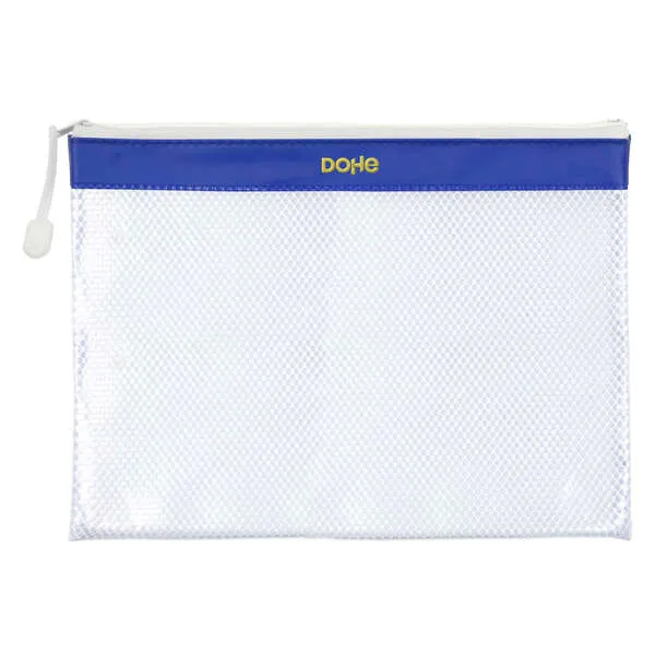 Borsa con cerniera in PVC Dohe - 32x24 cm - Ideale per documenti in formato A4 - immagine 1
