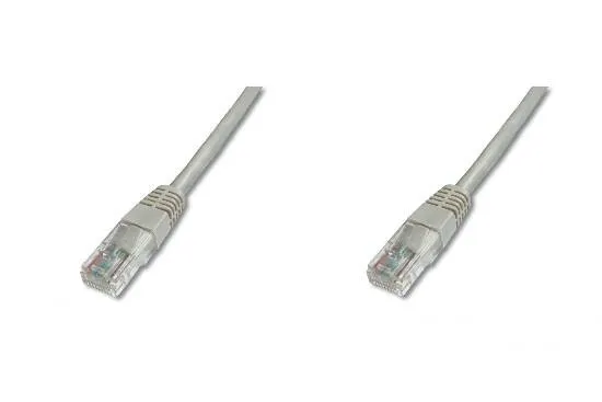 Cavo Rete Utp Cat. 5E Non Schermato - Lunghezza Mt. 3 - Colore Grigio - immagine 1