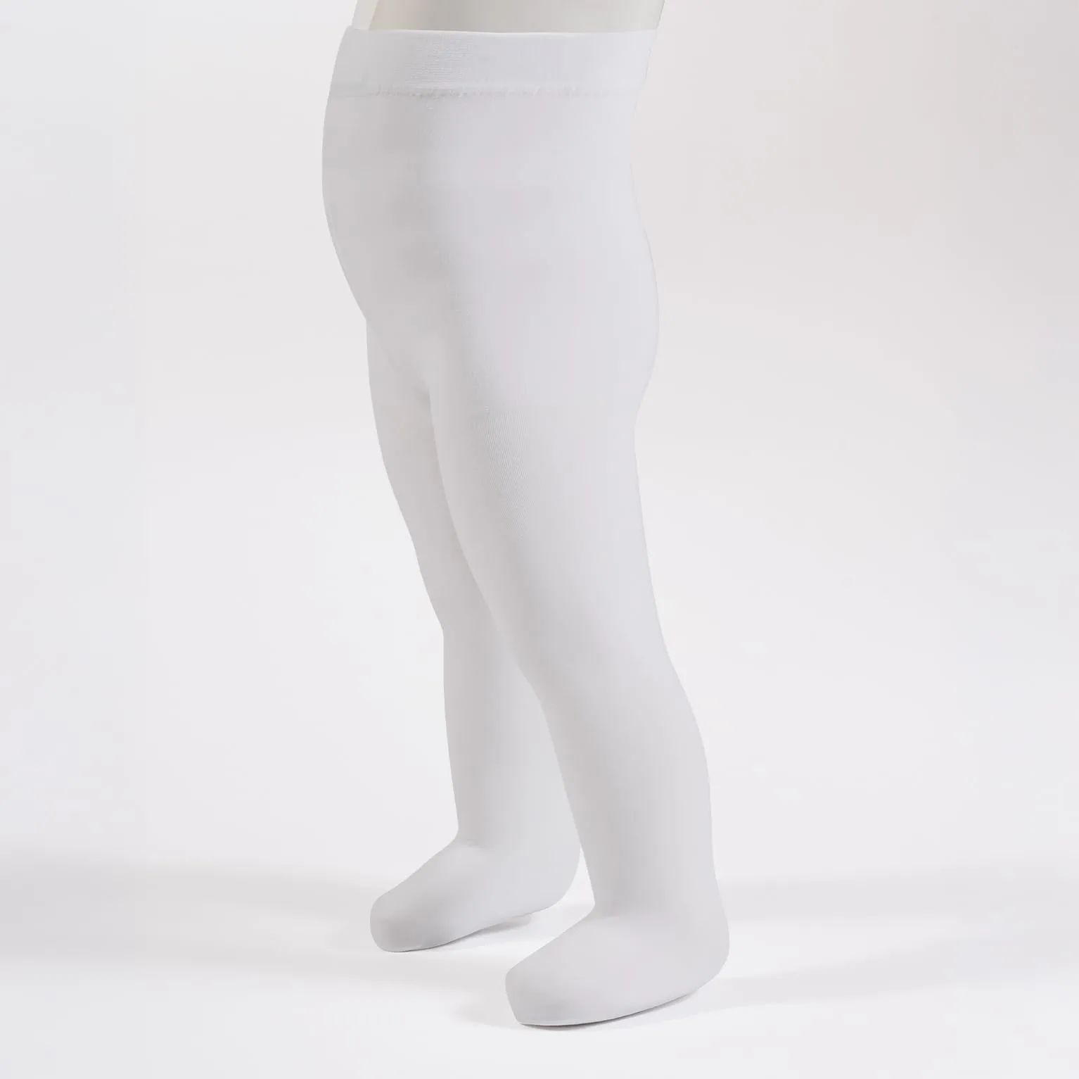 PIKY PACK 4 Paia Collant Neonato in Microfibra 40 Denari, Calzamaglia per Bambini Piccoli Opaca, Taglie dai 3 ai 24 Mesi (IT, Età, 3 mesi, 4 Paia Bianchi) - immagine 2