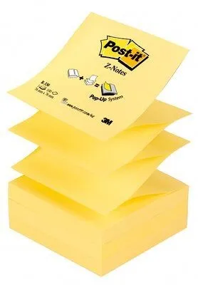 Post-It R-330 pouch autoadesiva Quadrato Giallo Autoadesivo - immagine 1