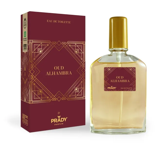 Prady Colonia Unisex Oud Alhambra - Flacone da 90 ml - Flacone spray - immagine 1