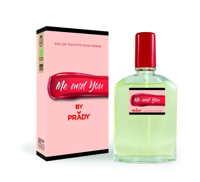 Prady Me and You - Eau de Cologne da donna - Flacone da 90 ml - Spray - immagine 1
