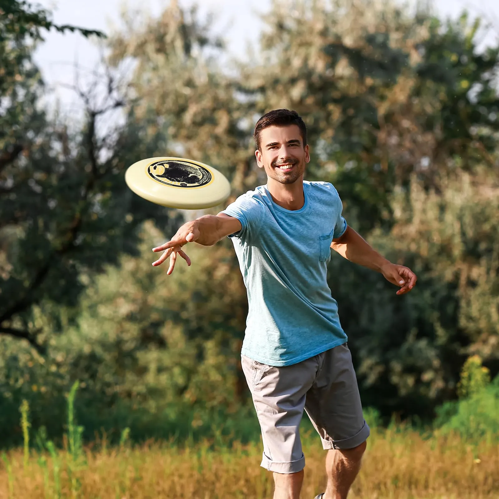 Wham-O Frisbee Pesante da 200 g, Disco a Lunga Distanza e Resistente da 27.94 cm per attività all'aperto, Volo Stabile per Il Divertimento della Famiglia - 1 Confezione - immagine 5