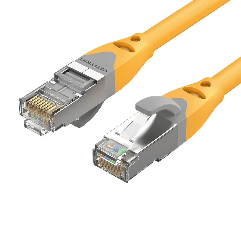 Vention IBHYF cavo di rete Giallo 1 m Cat6a S/FTP (S-STP) - immagine 1