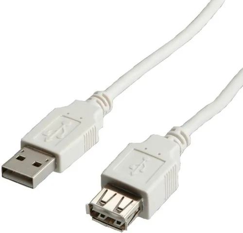 Standard Cavo Usb2.0 Cable A-A M/F Beige 3M - immagine 1