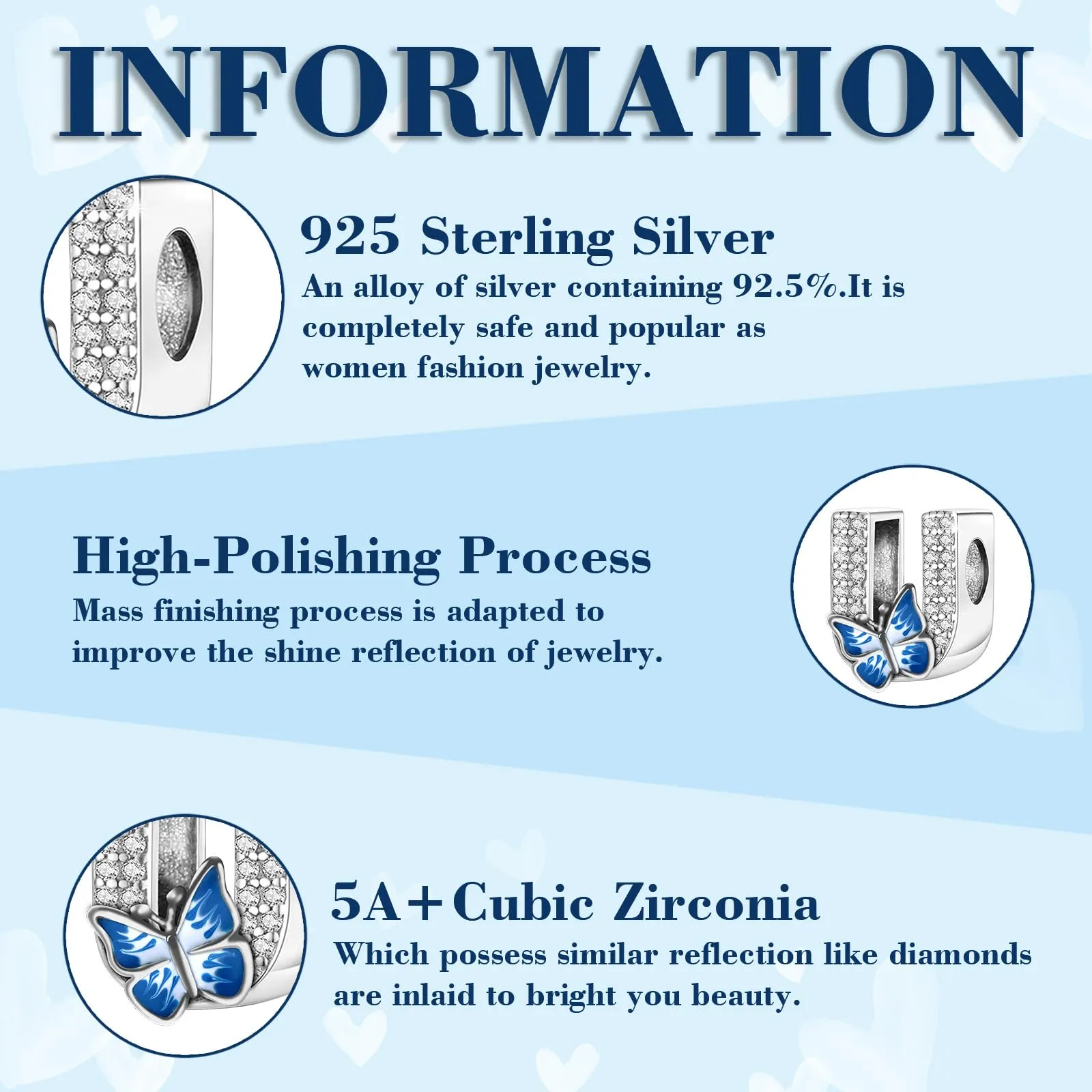 XWN Lettera Bead Charm Ciondolo Alfabeto Argento Sterling 925 con Cubic Zirconia Pendenti per Pandora Braccialetti, Compatibile con Braccialetti e Collane europei - immagine 6