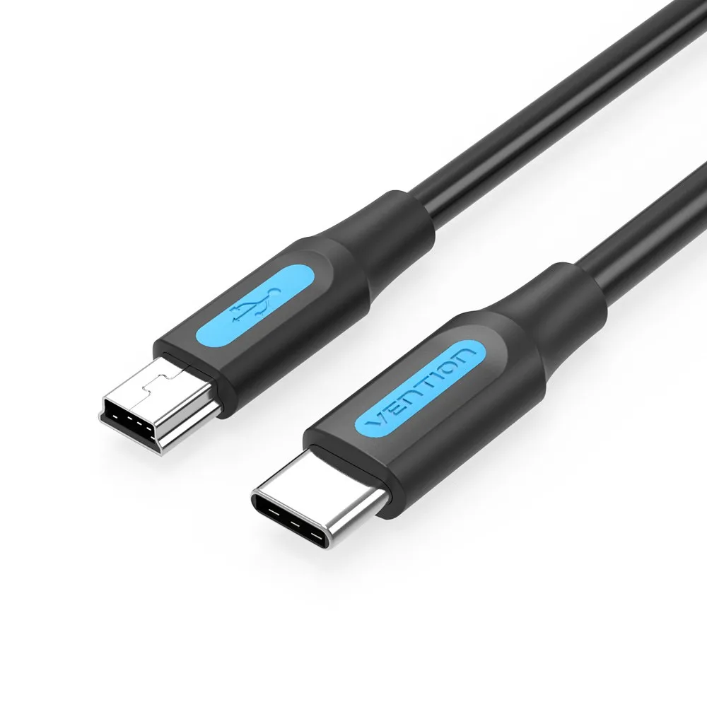 Vention COWBF cavo USB USB 2.0 1 m Mini-USB B USB C Nero - immagine 1