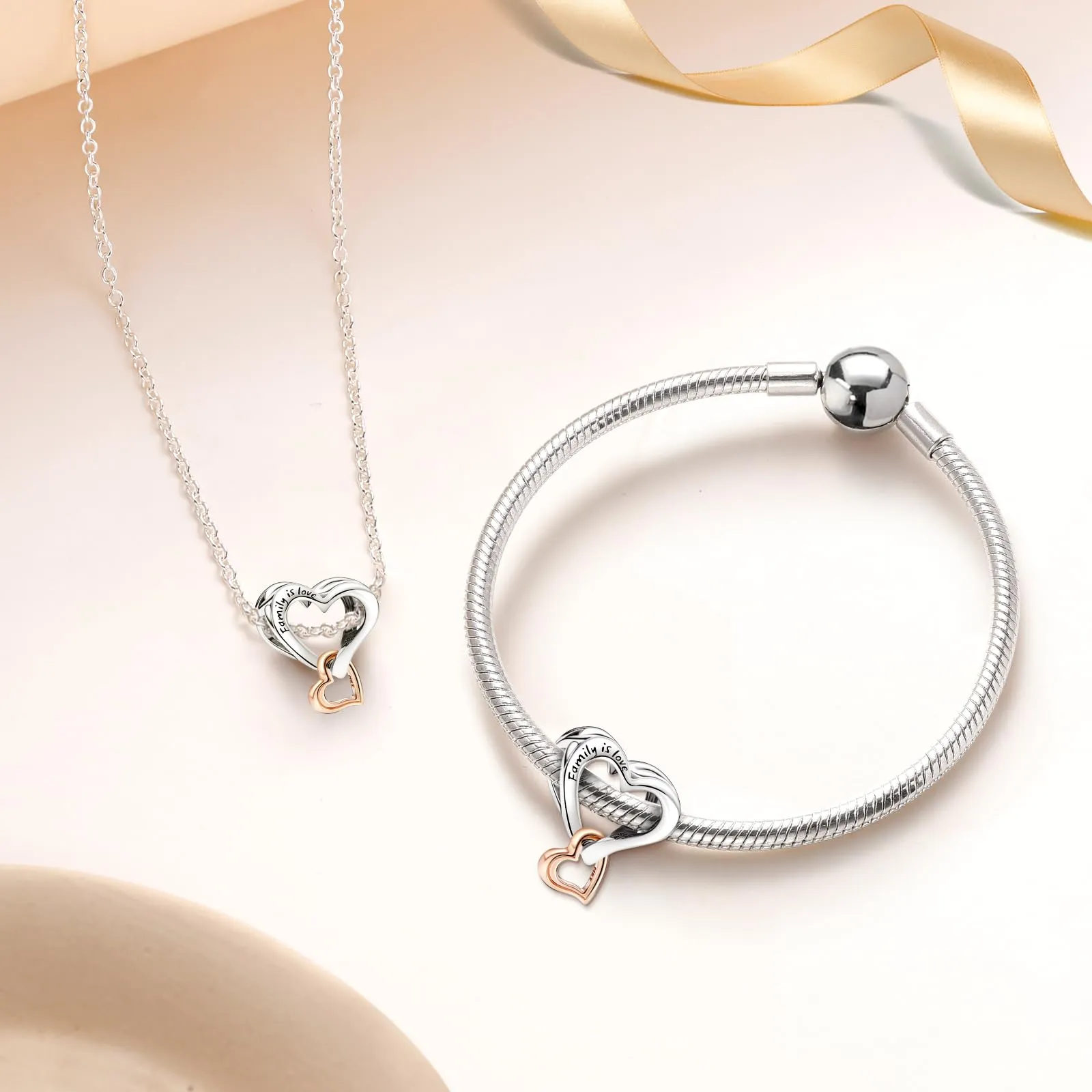 Charms per Bracciali Ciondoli per Collane Argento 925 Ciondolo Charm Donna - immagine 5